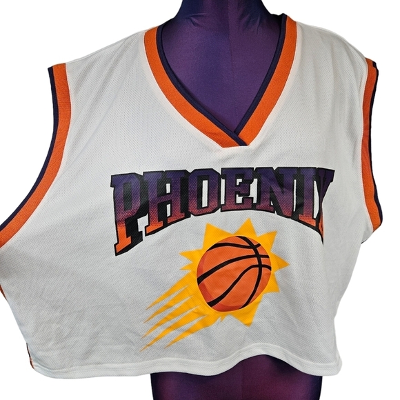 NWT Ultra Game Phoenix Suns Cropped & Sleeveless Jersey Size 3X Women's‎ Plus - Picture 8 of 8